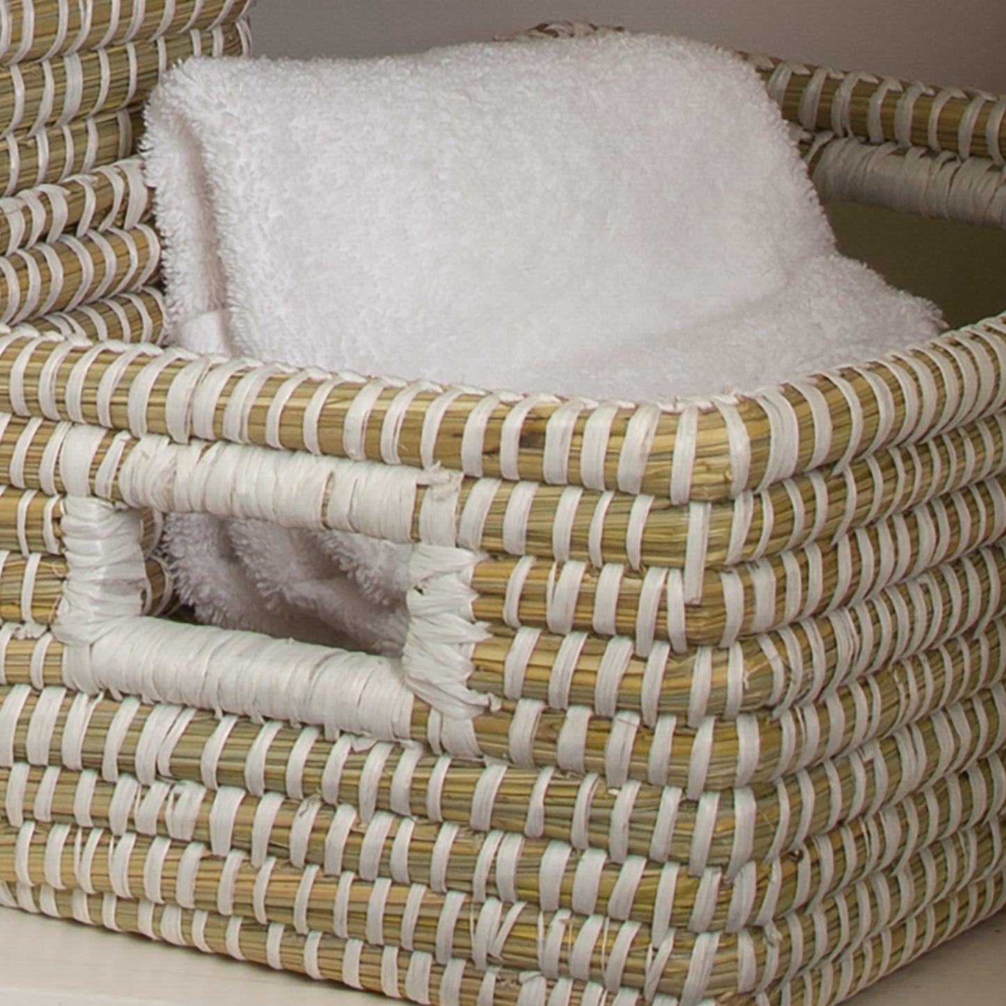 Rivergrass Rectangular Storage Baskets, Set Of 3