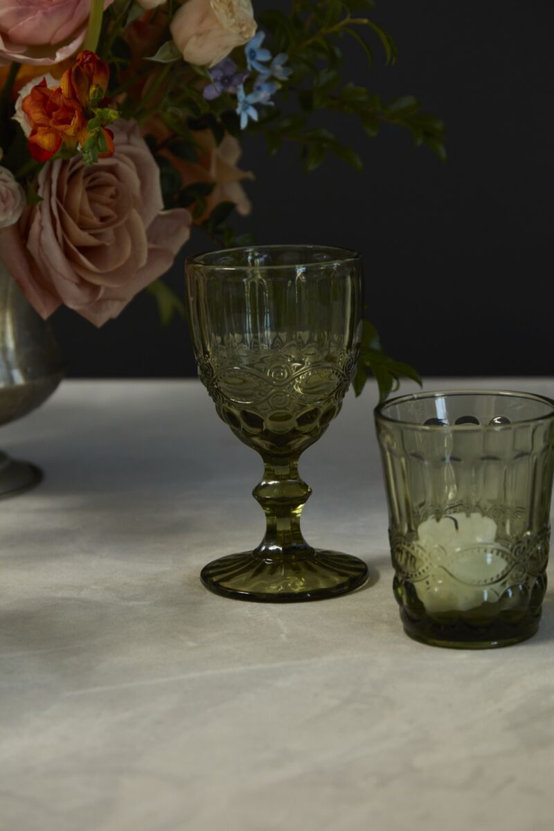 Momento Vintage inspired Drinkware (set of 4)  5.75" - 2 colors