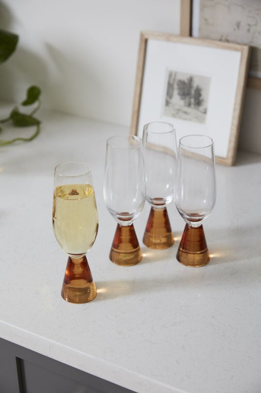 Harper Drinkware champagne glass (set of 4)