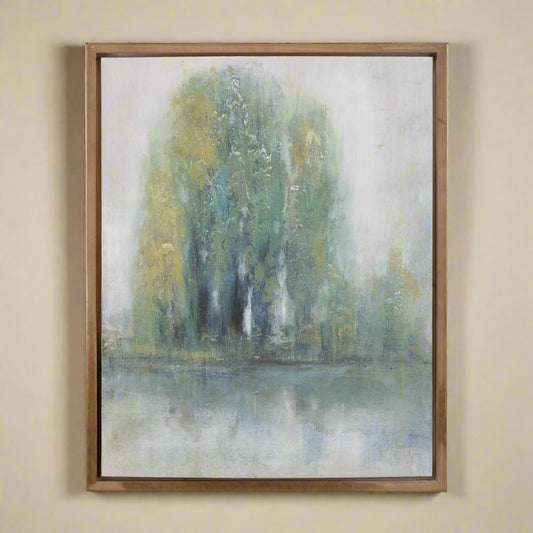 Framed Tree Canvas Art 29"H