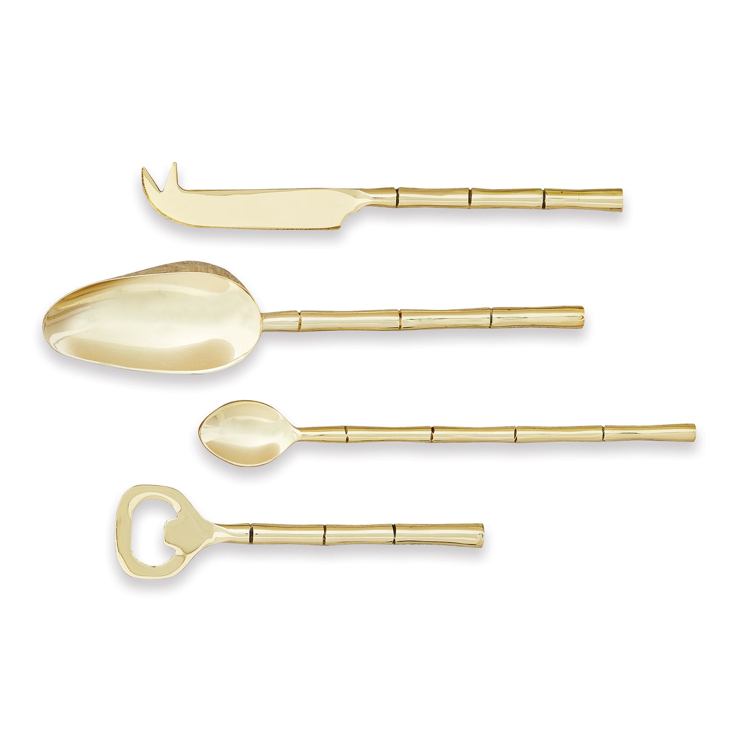 Grove Cocktail Accessories, Set Of 4 - Gold