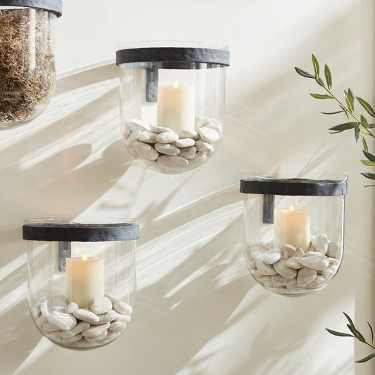 Gwen Indoor/Outdoor Wall Vessel Candleholder